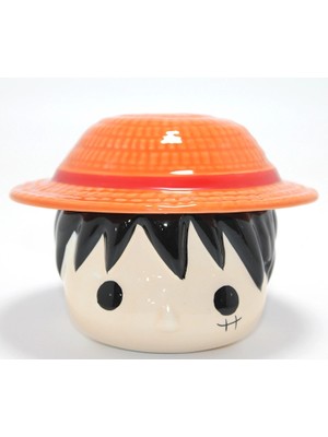 Marsilyan 3D Kapaklı One Piece Luffy Kupa Bardak