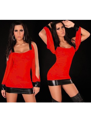 Bilfold TP100997 Seksi Mini Elbise