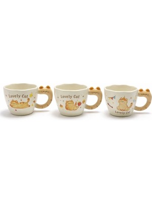 Mulvxkrg KRG02 3D Kedi Figürlü Kupa Bardak ALK5036 (Mulvix)