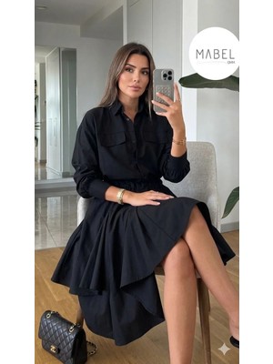 Mabel Giyim Volan Elbise DRC0131