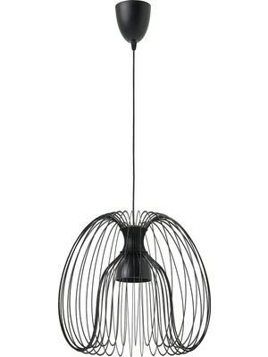 IKEA Siyah Modern Avize 52 cm