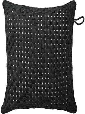 IKEA Siyah Fonksiyonel Kırlent Kılıfı 50X50 cm