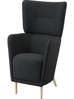 IKEA Siyah Dayanıklı Berjer Koltuk