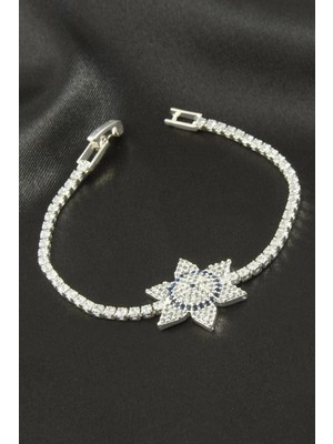 Ieg™ Yıldız Zirkon Taşlı Çocuk Bileklik 16 cm