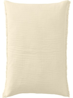 IKEA Beyaz Modern Kırlent Kılıfı 50X50 cm