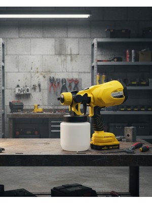 Şarjlı Püskürtme Tabancası Profesyonel Görünümlü Boyama Çözümü