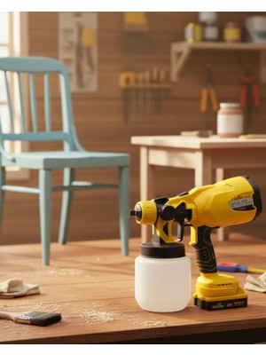 Akülü Boya Tabancası Hassas Püskürtme ve Hızlı Kaplama