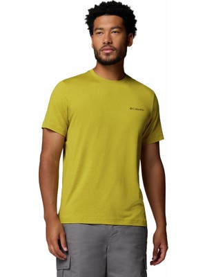 Columbia Parsons Point Logo Erkek Teknik Kısa Kollu T-Shirt
