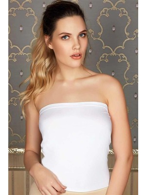 Ieg™ Pamuklu Askısız Straplez T-Shirt