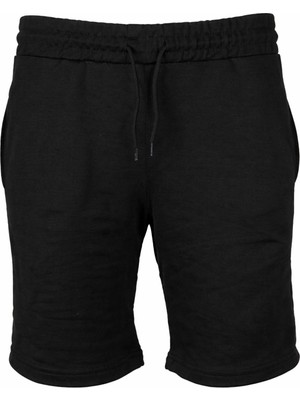 Trender Penye Siyah Erkek Şort 2059