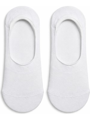 QUALITY WALKING Unisex Pamuklu Dikişsiz Babet Çorap Silikon Topuklu Kayma Yapmayan Ayağa Tam Oturan