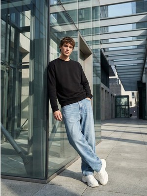 LTB Basic Siyah Sweatshırt