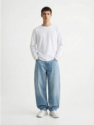 LTB Basic Beyaz Sweatshırt