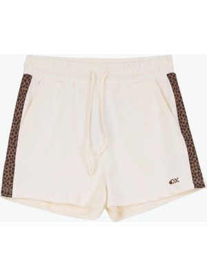 Discovery Expedition D6SL-SHT3527 Kırık Beyaz Kadın Sweat Şort