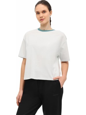 Lumberjack Wl 11 Merybel Kadın Yeşil Yuvarlak Yaka Tişört