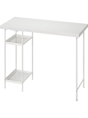 IKEA Beyaz Dayanıklı Çalışma Masası 140X60 cm