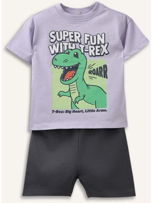 DeFacto Dinozor Baskılı 2'li Takım Erkek Bebek G8327A526SM