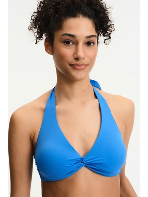 Penti Okyanus Mavi New Üçgen Twist Bikini Üstü