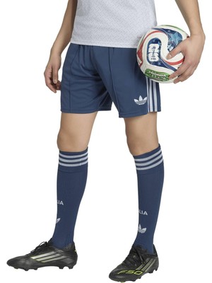 AJL6943 Adidas Italya 26 Deplasman Erkek Şort ve Kapri Mavi