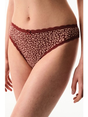 Penti Bordo Pointel Brazilian Külot