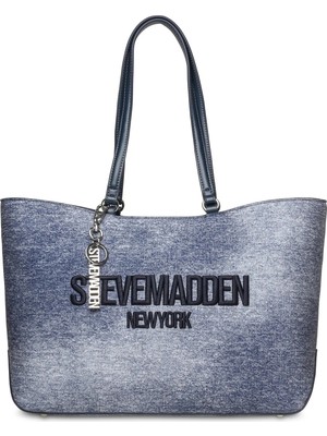 Steve Madden Mavi Kadın Omuz Çantası Bcocos