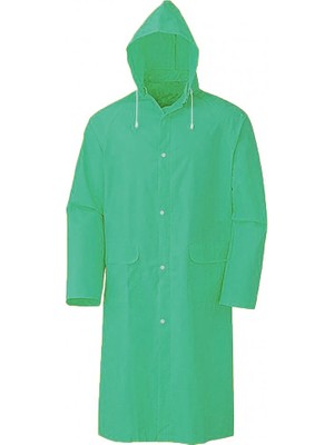 Çerçici Kapşonlu Cepli Lüx Yağmurluk Haki Yeşil - Standart Beden 2xl
