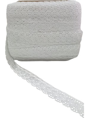 Uravas Store Kopanaki Dantel En 4 cm Beyaz 1 Metre