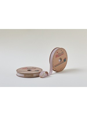 Uravas Store Biye Koton Katlı D57 Açık Kahve 2 cm 25 Metre %65 Koton %35 Polyester