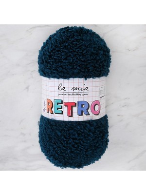 Uravas Store La Mia Retro Petrol Mavisi El Örgü Ipi - LM5206