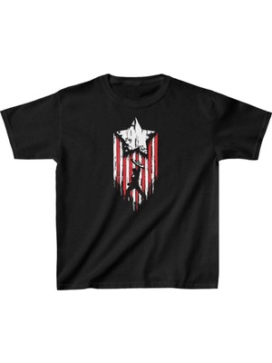 Velmora Fashion Baskılı T-Shirt - Siyah -