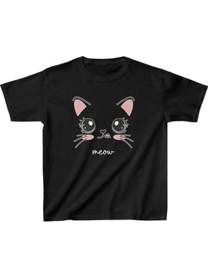 Velmora Fashion Baskılı T-Shirt - Siyah -