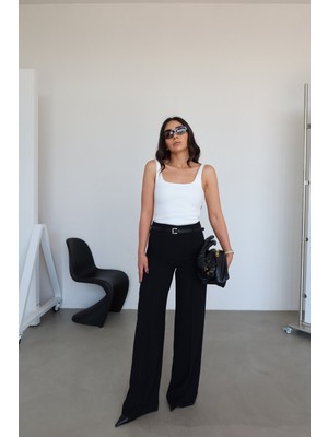 Özge Özgenç Yüksek Bel Bol Paça Pantolon