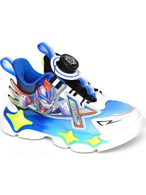 Pepino 2206 Erkek Çocuk Saks Fosfor Sarı Işıklı Spor Ayakkabı