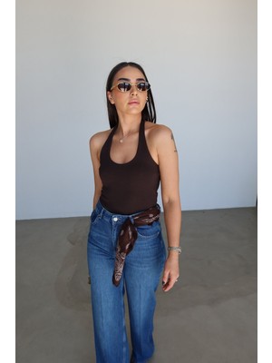 Özge Özgenç Boydan Geçmeli Fitilli Atlet