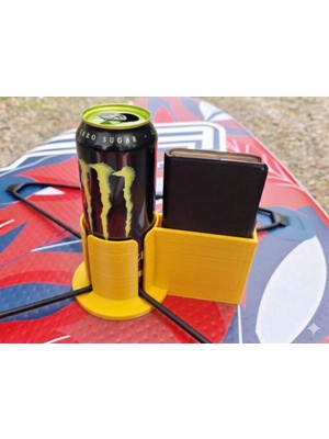 Print Zone Stand Up Paddle (Sup) Board Uyumlu Bardaklık ve Telefon Tutucu Organizer