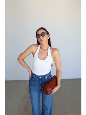 Özge Özgenç Boydan Geçmeli Fitilli Atlet