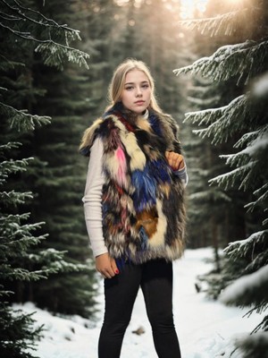 Senka Kolsuz Hakiki Deri Ceket - Siyah