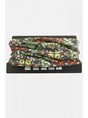 Marsilyan Çiçek Desenli Baff Boyunluk