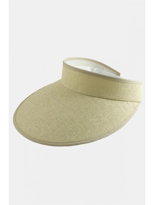 Marsilyan Kasketli Hasır Tennis Şapkası