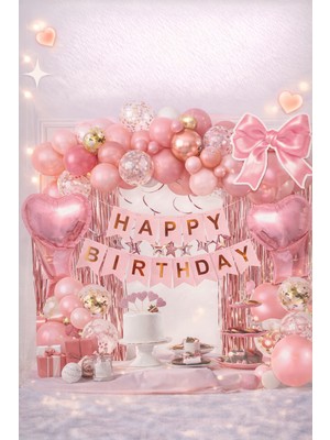 Eng Parti Dünyası 48 Parça Doğum Günü Balon Konsepti - Happy Birthday Seti ENG-B1056