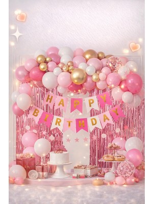 Eng Parti Dünyası 45 Parça Doğum Günü Balon Konsepti - Happy Birthday Seti ENG-B1058