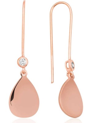 925 Ayar Gümüş Sallantılı Damla Küpe