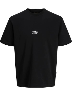 Jack & Jones Jcobreeze Front Print Tee Ss Crew Erkek T-Shirt