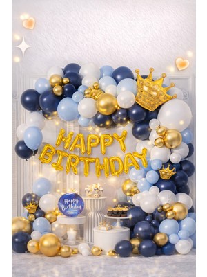 Eng Parti Dünyası 90 Parça Doğum Günü Balon Konsepti - Happy Birthday Seti ENG-B1023