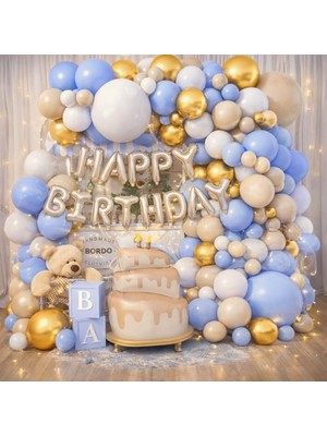 Eng Parti Dünyası 68 Parça Doğum Günü Balon Konsepti - Happy Birthday Seti ENG-B1003