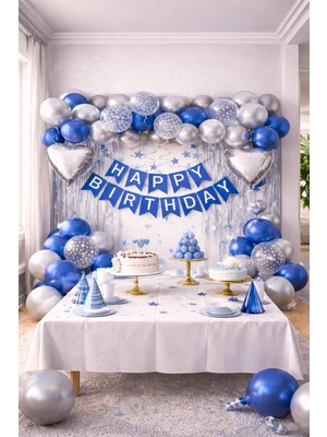 Eng Parti Dünyası 45 Parça Doğum Günü Balon Konsepti - Happy Birthday Seti ENG-B1055