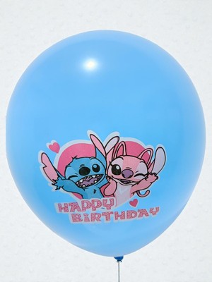 Eng Parti Dünyası 10 Adet Stick Karakter Happy Birthday Balon - ENG-B1119