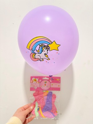 Eng Parti Dünyası 10 Adet Unicorn Karakter Balon - ENG-B1115