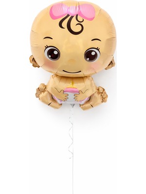 Eng Parti Dünyası 18 Inç Kız Bebek Folyo Balon - Baby Shower Cinsiyet Folyo Balon ENG-B1032