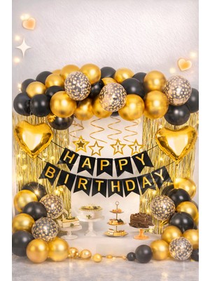 Eng Parti Dünyası 45 Parça Doğum Günü Balon Konsepti - Happy Birthday Seti ENG-B1057